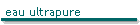 eau ultrapure
