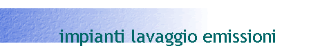impianti lavaggio emissioni