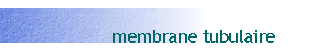 membrane tubulaire