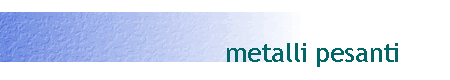 metalli pesanti