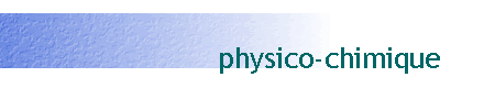 physico-chimique