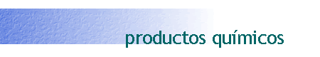 productos químicos