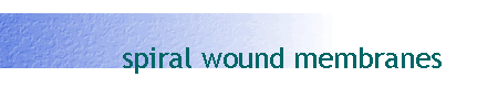 spiral wound membranes