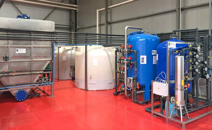 Industrial wastewater treatment plants with chemicalphysical systems