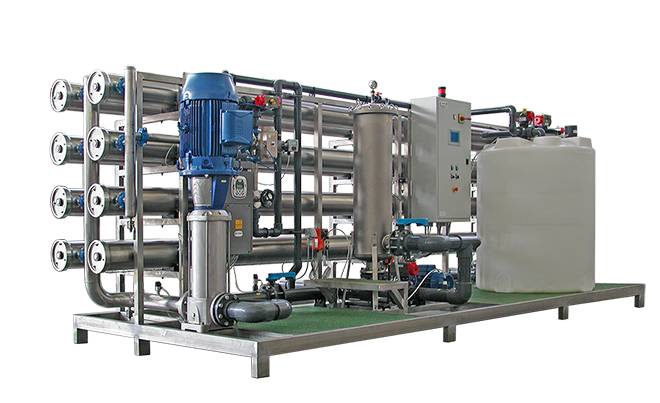 Reverse Osmosis system for primary water purification, flow rate 50 m3/h